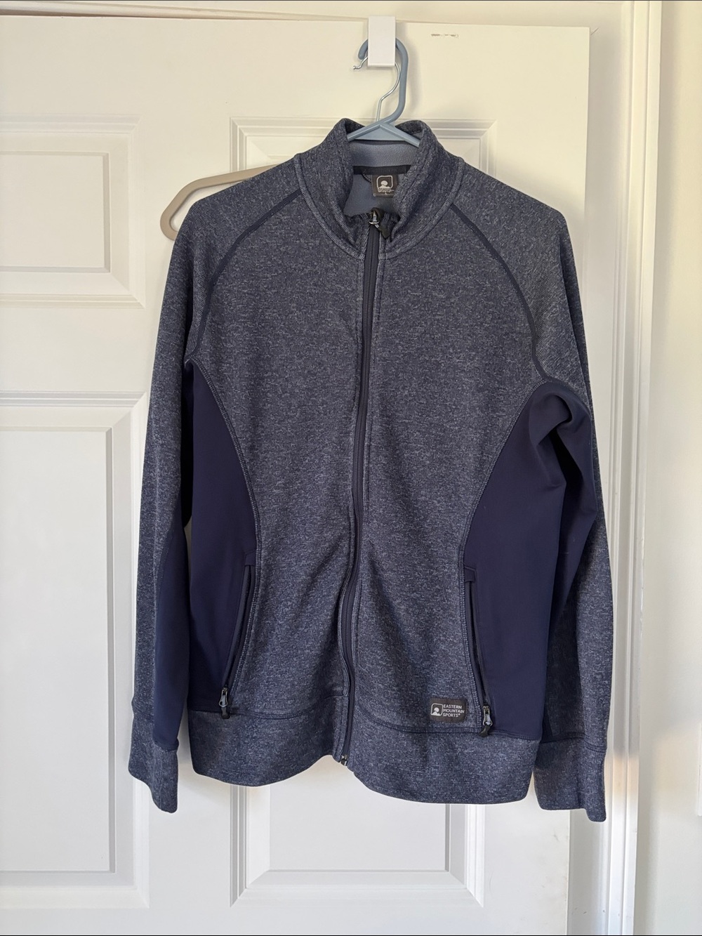 Woman’s Full-Zip Heathered Navy Performance Jacket